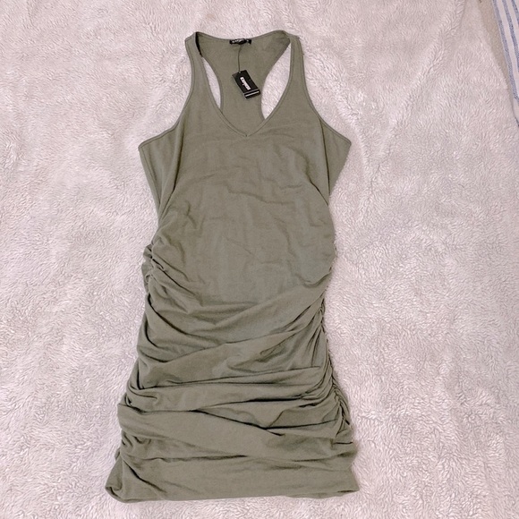 Express Ruched Dress - Picture 2 of 5